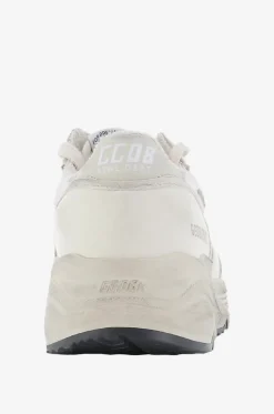 Niedrige Sneakers aus Nappaleder und Nylon Running Sole