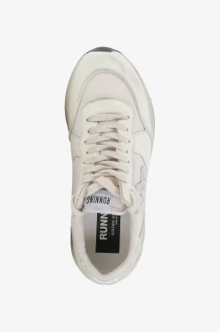 Niedrige Sneakers aus Nappaleder und Nylon Running Sole