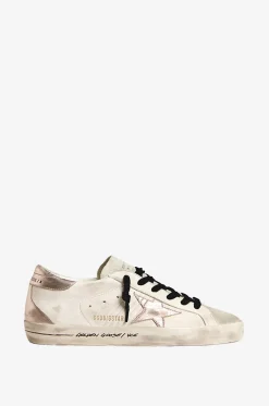 Niedrige Sneakers aus Nappa- und Metallic-Leder Super Star
