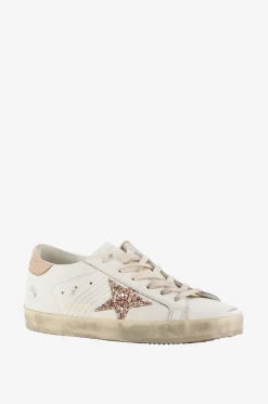 Niedrige Sneakers mit Glitterstern Super-Star