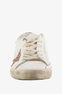Niedrige Sneakers mit Glitterstern Super-Star