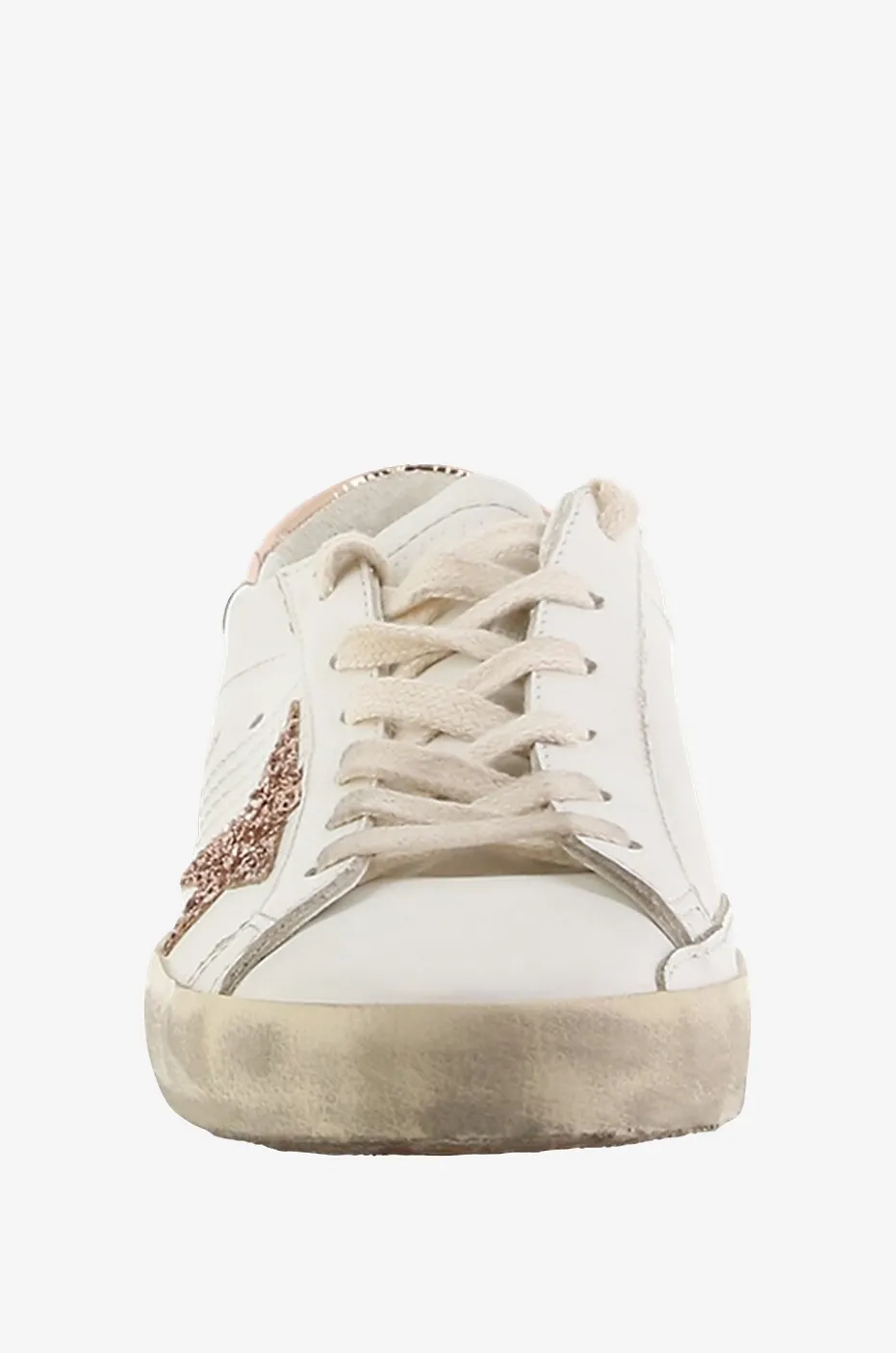 Niedrige Sneakers mit Glitterstern Super-Star
