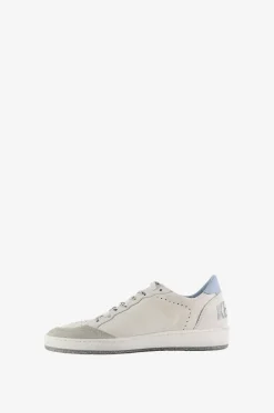 Niedrige Sneakers mit Silberstern und Glittersohle Ball Star