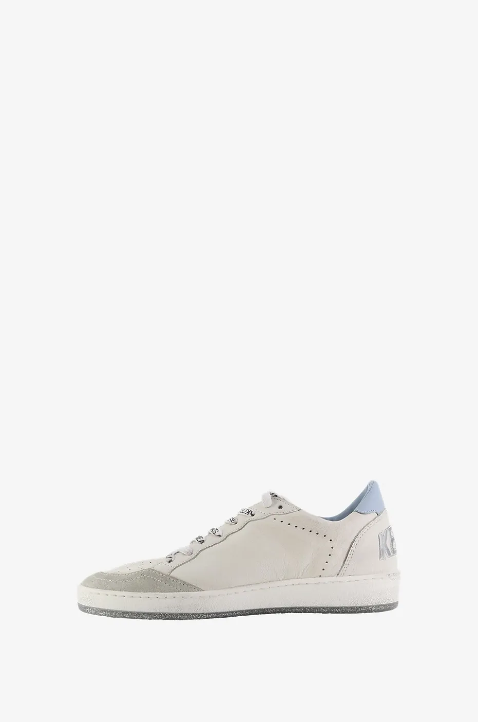Niedrige Sneakers mit Silberstern und Glittersohle Ball Star