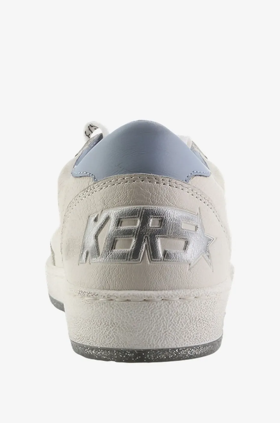 Niedrige Sneakers mit Silberstern und Glittersohle Ball Star