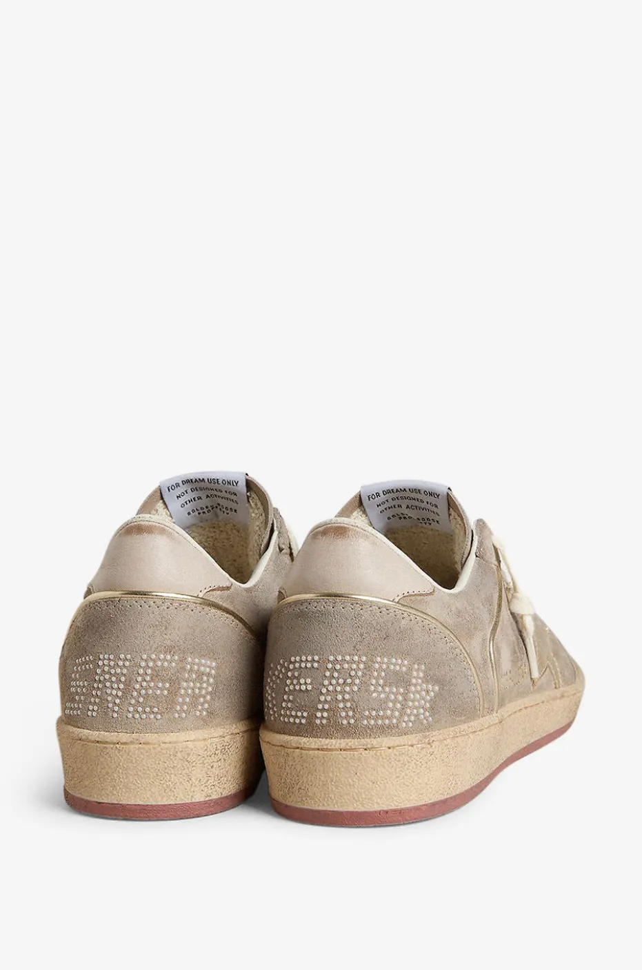 Niedrige Wildledersneakers mit silbernem Stern Ball Star Double Quarter