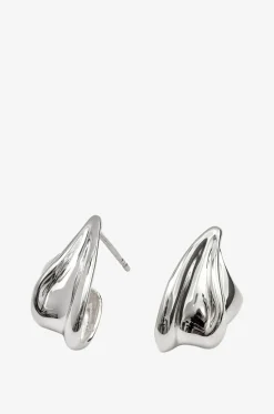 Ohrringe aus Silber Wave