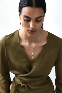 Ohrringe aus vergoldetem Silber Cinder Drop