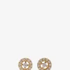Ohrstecker aus Gelbgold und Diamanten Bourgeon