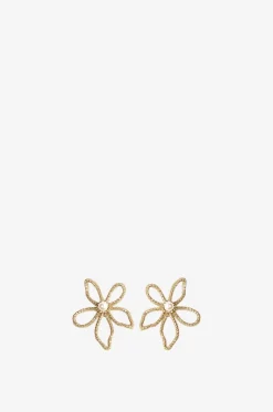 Ohrstecker aus Strass und Perle Felicity