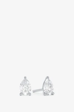 Ohrstecker aus Weissgold und Diamant The Pear