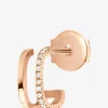 Ohrstecker für das rechte Ohr aus Roségold und Diamanten Charlie