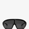 Ovale Sonnenbrille aus Acetat Contrast