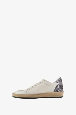 Patchwork-Sneakers mit Glitter Ball Star