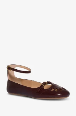 Perforierte Lederballerinas Misty