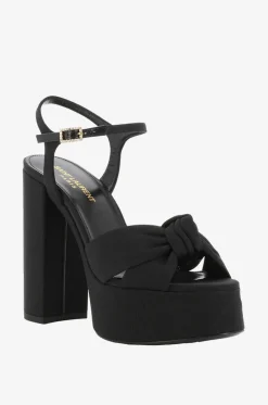 Plateausandalen aus Ripsband Bianca 85