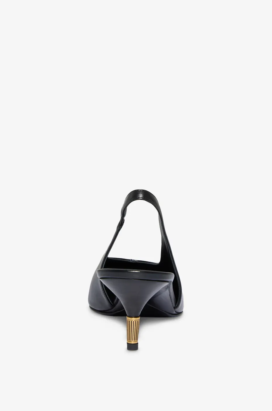 Pumps mit Fersenriemchen aus Leder Bella