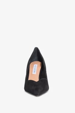 Pumps mit Pfennigabsatz aus Veloursleder Petal 85