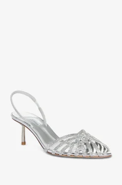 Pumps mit Stilettoabsatz aus metallisiertem Leder Embrace