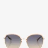 Quadratische Acetat-Sonnenbrille
