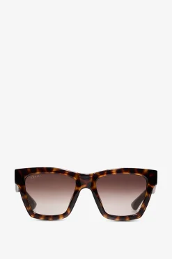 Quadratische Acetat-Sonnenbrille GG