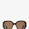 Quadratische Sonnenbrille in Schildpattoptik Marcie