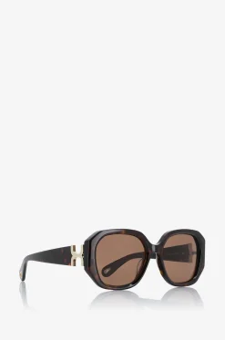 Quadratische Sonnenbrille in Schildpattoptik Marcie