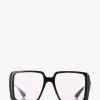 Quadratische Sonnenbrille mit GG-Print auf den Gläsern PH