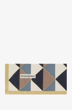 Quadratisches Halstuch aus Seidentwill Rayures et Triangles