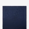 Quadratisches Halstuch aus Seiden- und Wolljacquard Aida Paisley