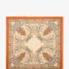 Quadratisches Halstuch aus Baumwollmischgewebe mit floralem Paisley-Print