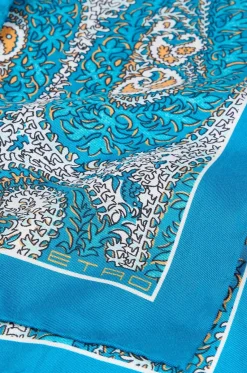 Quadratisches Seidentuch mit Paisley-Muster Turandot