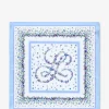 Quadratisches Seidentuch mit floralem Print Raggiro