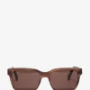 Rechteckige Acetat-Sonnenbrille The Beast II