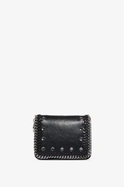 Rechteckige Brieftasche mit Kristallen Falabella