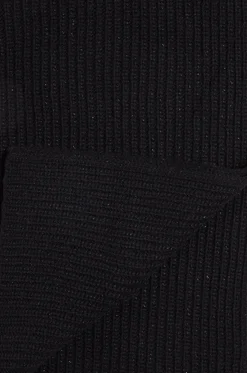 Rechteckige Stola aus glänzendem Lurex-Strickstoff