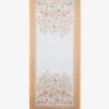 Rechteckiger Schal aus Baumwolle und Seide mit Print Flora und Fauna
