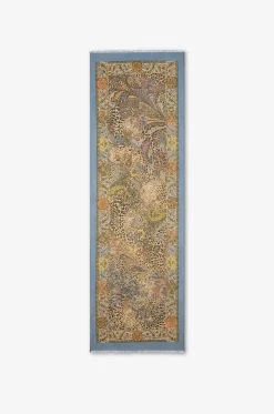 Rechteckiger Schal aus Kaschmir- und Seidenmix Animal Paisley