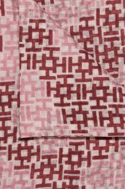 Rechteckiger Schal mit Logo-Motiv Double H