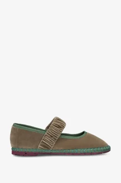 Riemchenballerinas aus Samt Mafalda Mossu