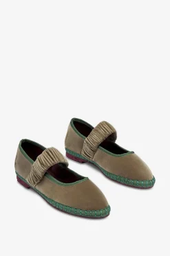 Riemchenballerinas aus Samt Mafalda Mossu