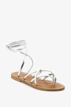 Riemchensandalen aus Leder Zenobie Metyl
