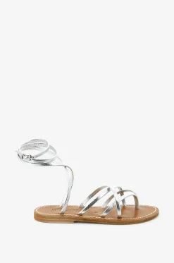 Riemchensandalen aus Leder Zenobie Metyl