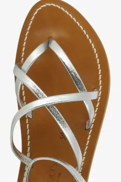 Riemchensandalen aus Leder Zenobie Metyl