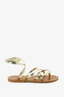 Riemchensandalen aus Leder Zenobie Metyl