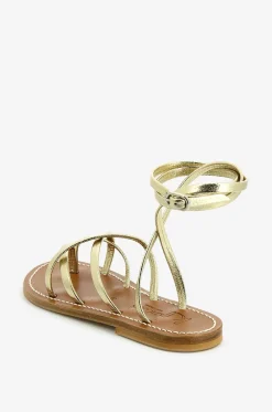 Riemchensandalen aus Leder Zenobie Metyl