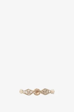 Ring aus Gelbgold und Diamanten Adele N°1