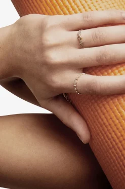 Ring aus Gelbgold und Diamanten Adele N°1