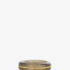 Ring aus grauem Achat und Gold mit Diamanten Essential Gem Stacking