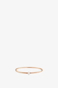 Ring aus Roségold und Diamant Stardust